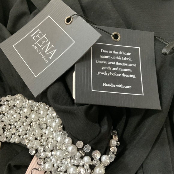 Mac Duggal black dress NWT - Picture 5 of 9